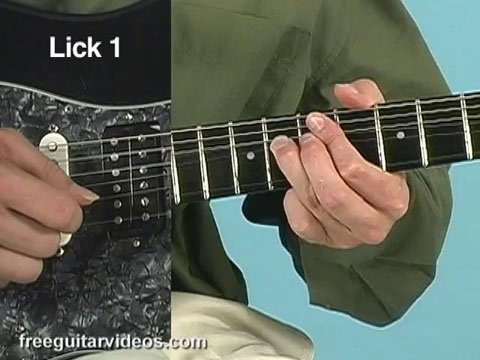 string muting with index finger of the left hand